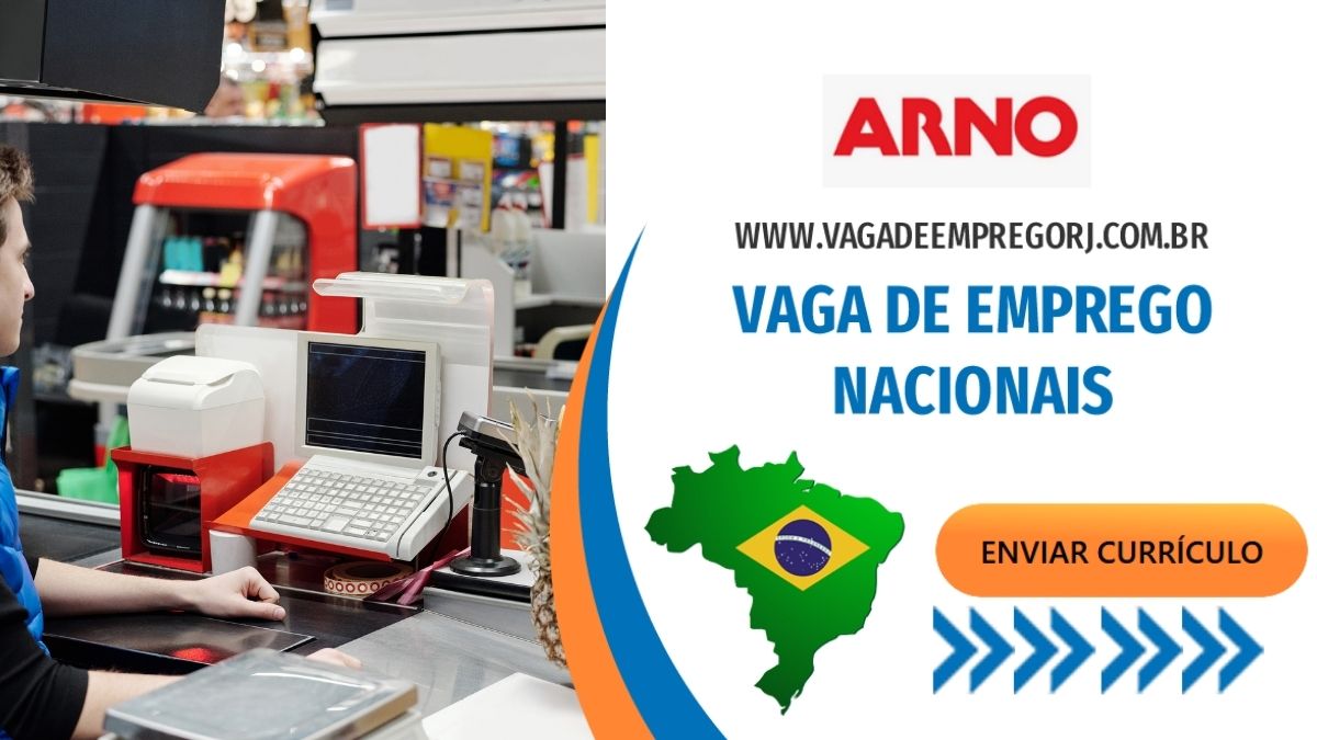 Vagas de emprego Arno, envie seu currículo