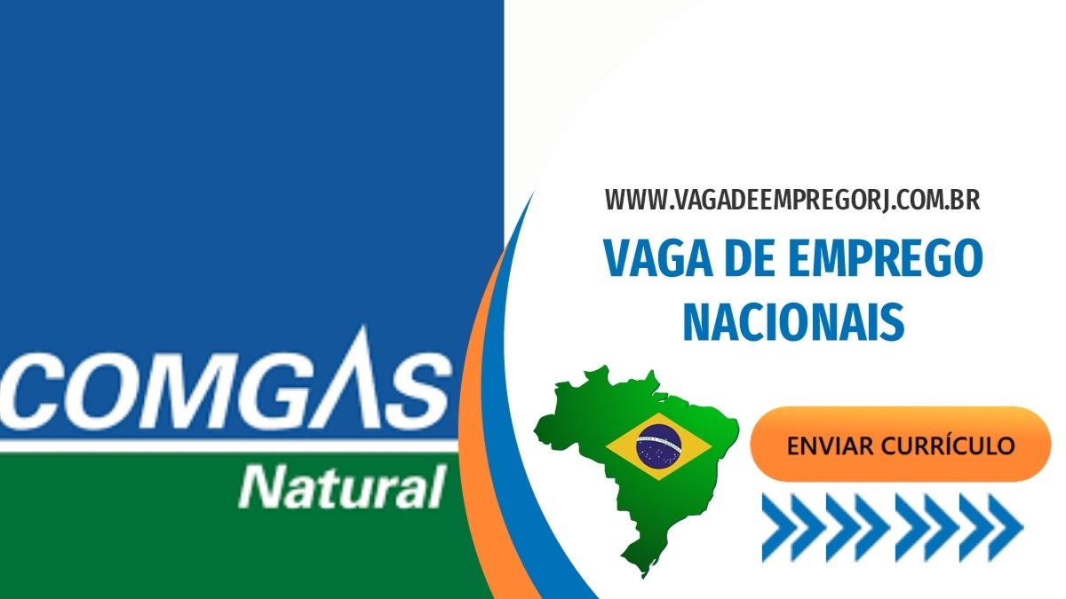 Vagas de emprego Comgás, veja e adicione seu currículo