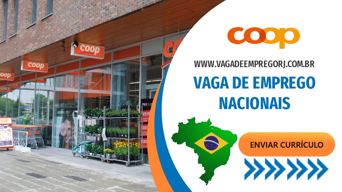 Vagas de emprego Coop, verifique já