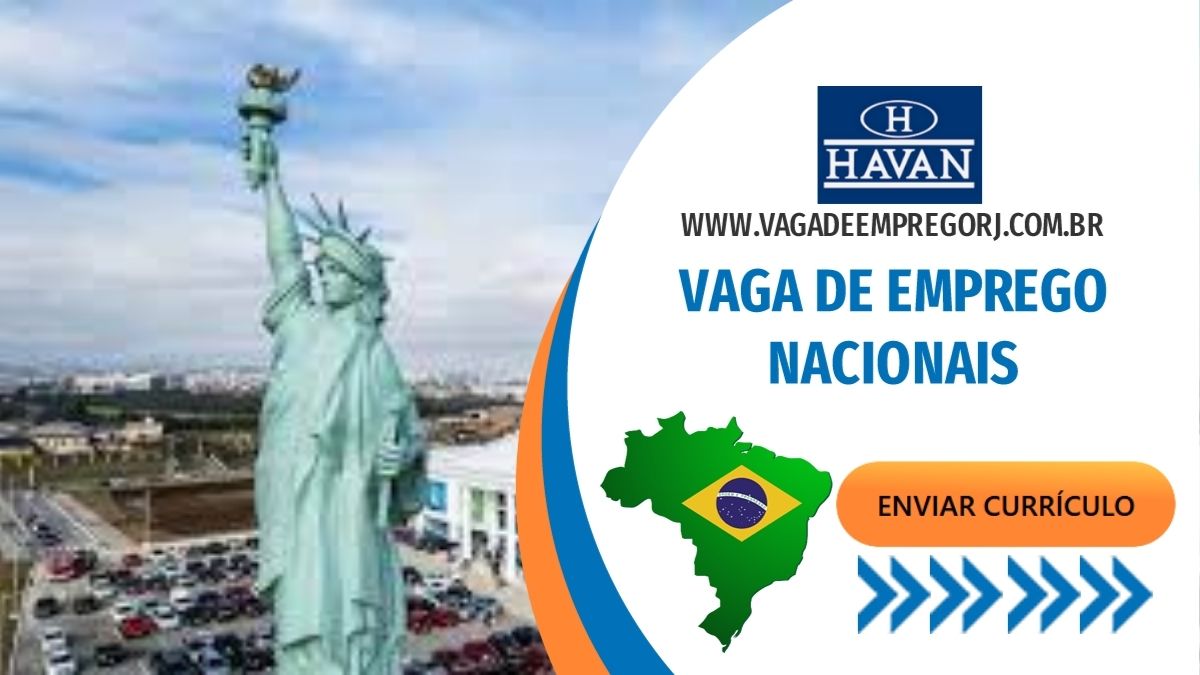 Vagas de emprego Havan, candidate-se