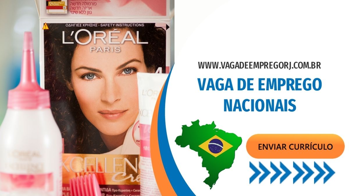 Vagas de emprego L’Oreal, candidate-se agora