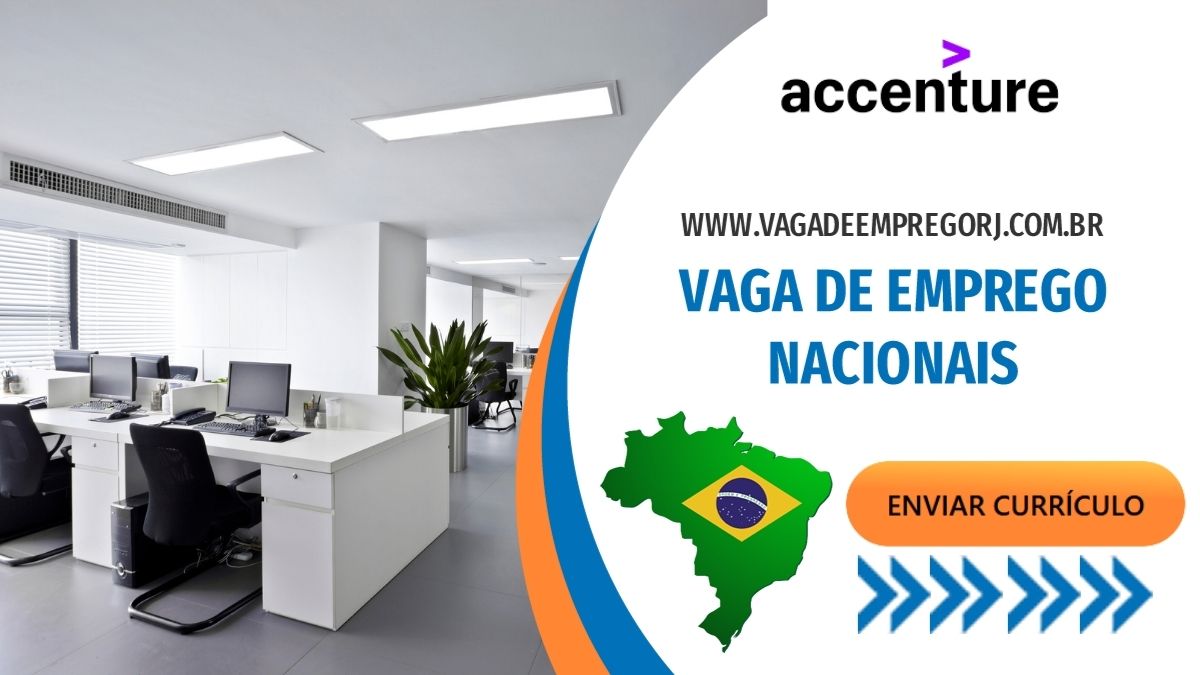 50 Vagas de emprego na Accenture do Brasil, acesse e confira