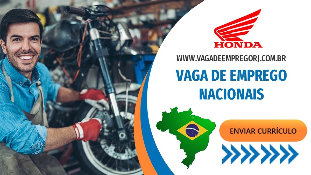 Vagas de emprego Honda Motors, confira disponível para você