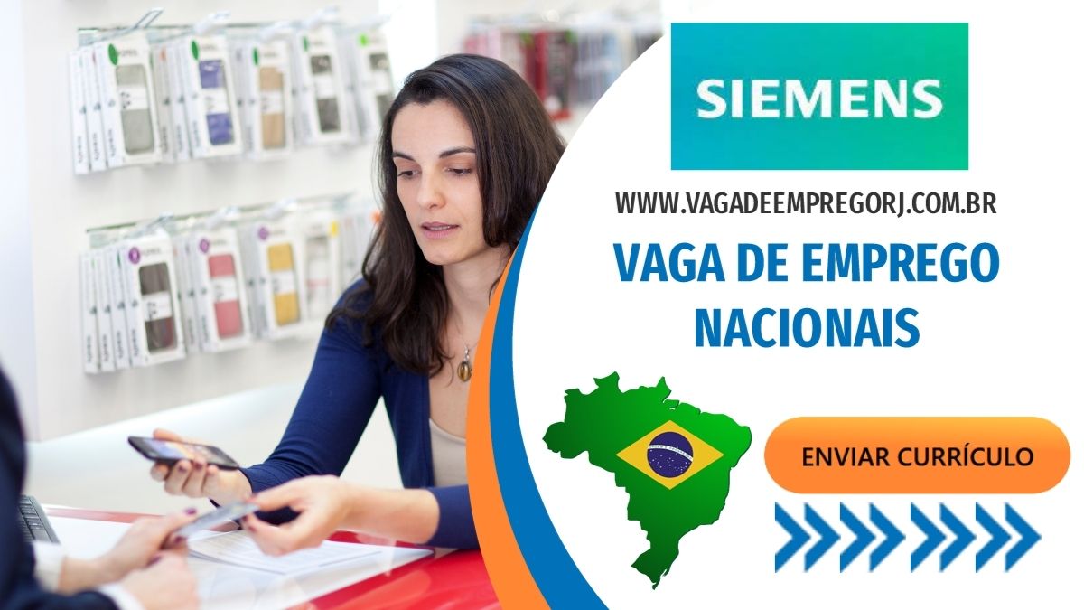 Vagas de emprego Siemens, veja vagas disponíveis