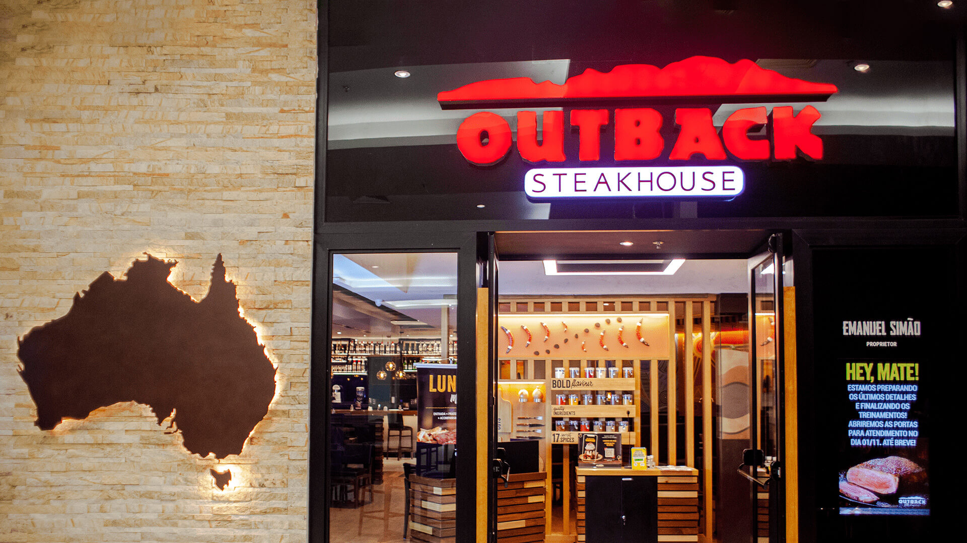 Outback tem 308 vagas de emprego abertas pelo país